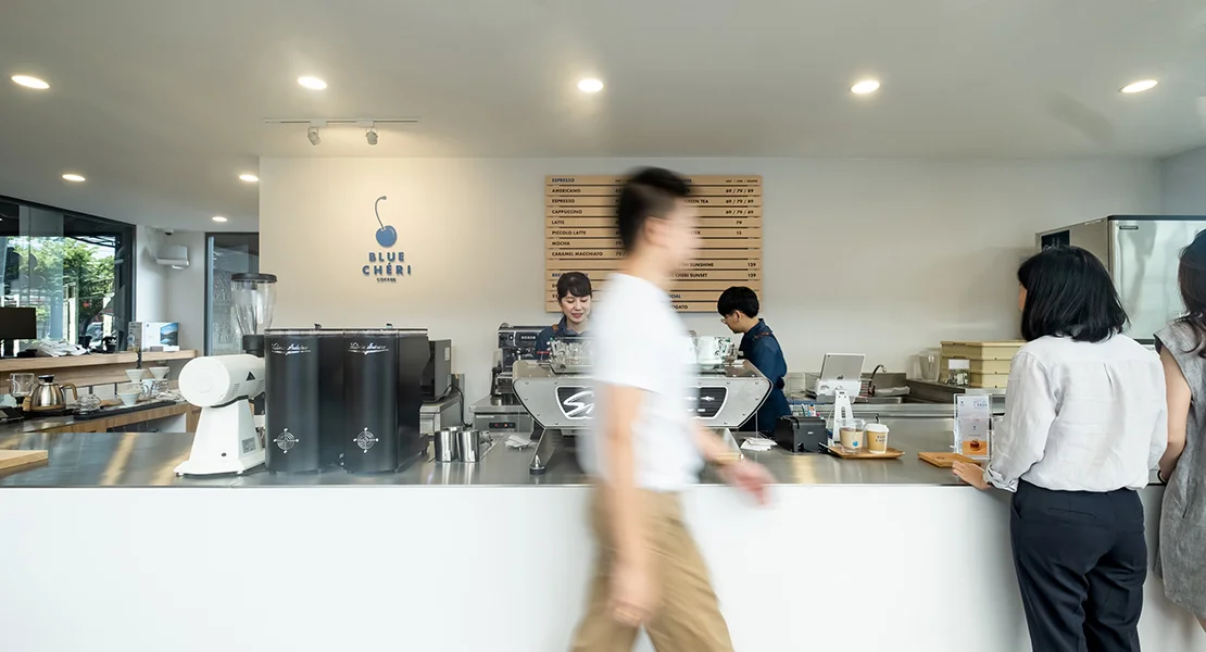BLUE CHÉRI Coffee — Design by ARN Creative Studio