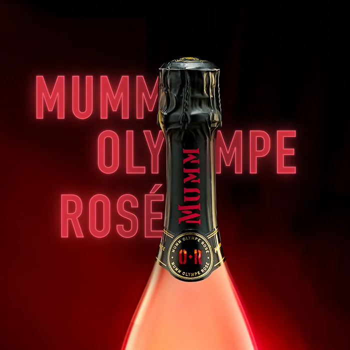 Mumm Olympe Rose — Invitation Design