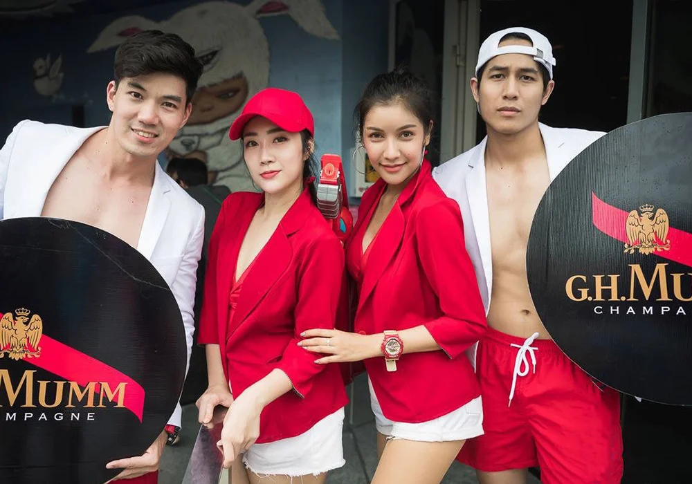 Mumm Parade W Hotel — Event by ARN Creative Studio