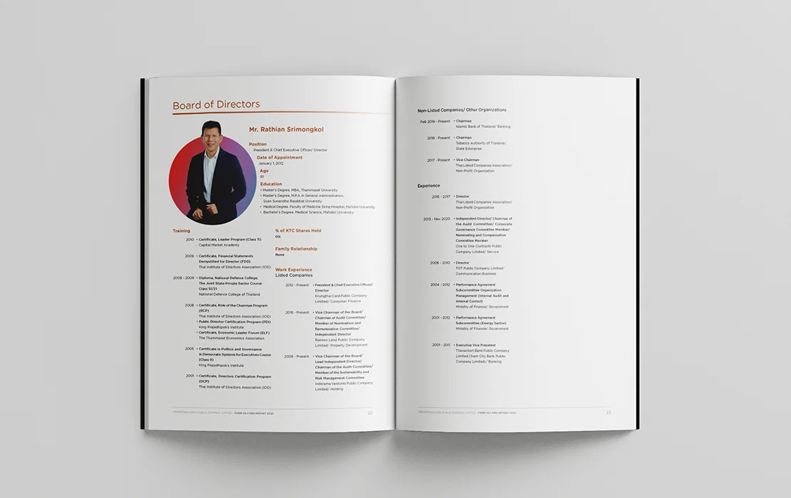 KTC Annual Report 2020 — Design by ARN Creative Studio